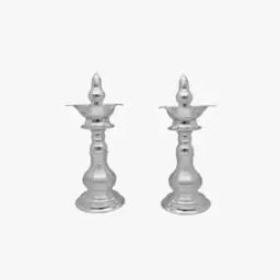 Set of 2 800 Silver Diyas-21