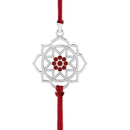 925 Silver Decent Silver Hallmark Rakhi cum Pendant-image-93