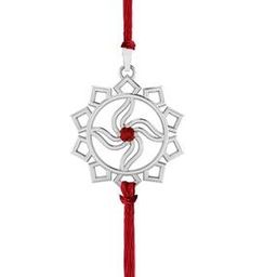 925 Silver Hindu Silver Hallmark Rakhi cum Pendant-image-63