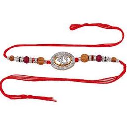18 KT Gold-Plated Rakhi Set-image-24
