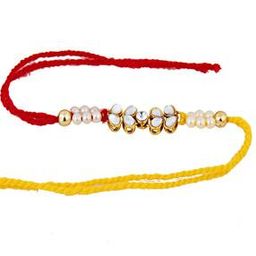 18 KT Gold-Plated Rakhi Set-image-82