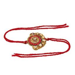 18 KT Gold-Plated Rakhi Set-image-22