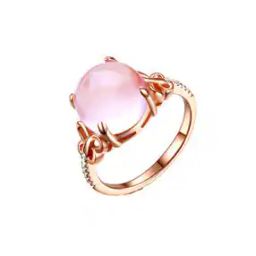 Cubic Zirconia & Opal-Studded Ring-image-22