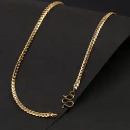 Gold-Plated Stainless Steel Flat Mesh Chain-45