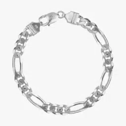 925 Sterling Silver Figaro Chain Bracelet-image-64