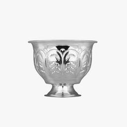 925 Sterling Silver Floral-Design Pooja Bowl-image-15