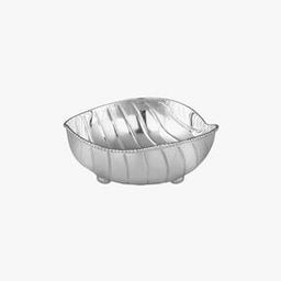 925 Sterling Silver Leaf-Design Bowl-image-82
