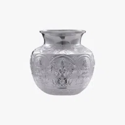 925 Sterling Silver Lakshmi-Design Kalash Pot-image-7