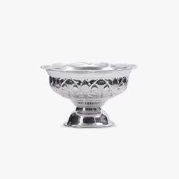 925 Sterling Silver Floral-Design Bowl-image-14