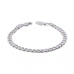 925 Sterling Silver Curb Bracelet-image-3