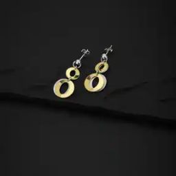 925 Sterling Silver Gold-Plated Drop Earrings S124379E-image-60