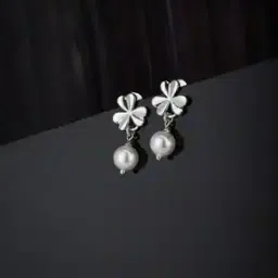 S126272E 925 Sterling Silver Rhodium-Plated Drop Earrings-image-43