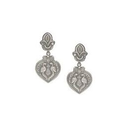 925 Sterling Silver Oxidised Dangler Earrings-image-74