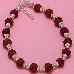 925 Sterling Silver Rudraksha Bracelet-image-60