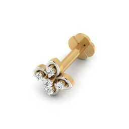 Ginny Dual-Toned Diamond Nosepin-picture-18