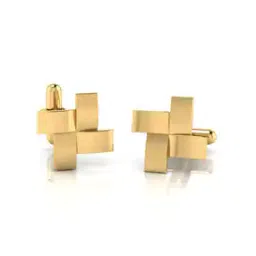 925 Sterling Silver Gold-Plated Madeline Cufflinks-image-92