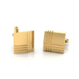 925 Sterling Silver Gold-Plated Rosalind Cufflinks-picture-7