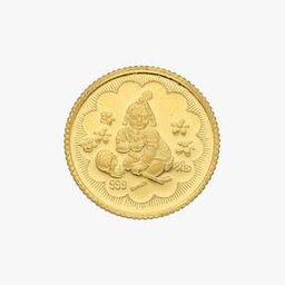10 GM Yellow Gold Krishna Coin-image-80
