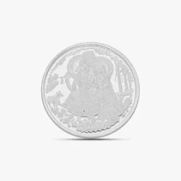 10 Gm Radha Krishna Silver Coin-image-61