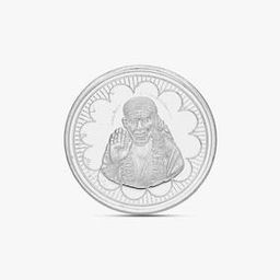 10 Gm Sai Baba Silver Coin-image-51