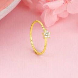 925 Sterling Silver Star Constellation Gold-Plated Ring-image-84