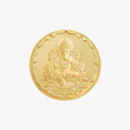 2G Yellow Gold Ganesha Coin-image-82