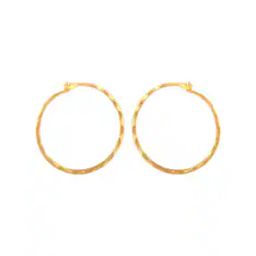 p.c. chandra jewellers Yellow Gold Hoop Earrings-picture-19