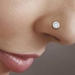 925 Sterling Silver Cubic Zirconia-Studded Nosepin-image-35