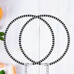 Sterling Silver Beaded Anklet-image-33