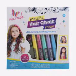 Metallic Hair Chalk Studio Makeup Kit-48