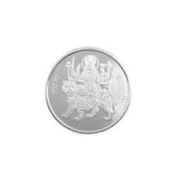 Silver-Plated Maa Durga Coin-image-99