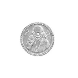 Silver-Plated Sai Baba Coin-image-60