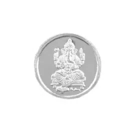 1G 999 Pure Silver Ganesha Embossed Coin-image-96