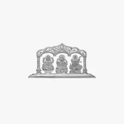 800 Silver Laxmi Ganesh Saraswati Idol-image-85