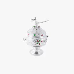 Silver Peacock Kumkum Dabbi-image-28