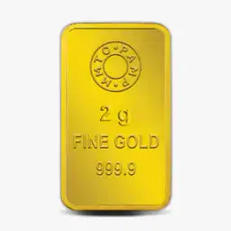 2 GM 24K 999.9 Lotus Yellow Gold Bar-42