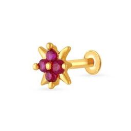 Gold-Plated Stone-Studded Nosepin-image-17