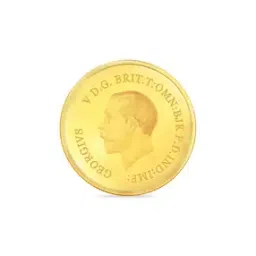 1 G 22 KT George Head Yellow Gold Coin-image-5