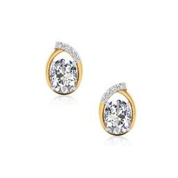 Stone Studded Stud Earrings-image-22