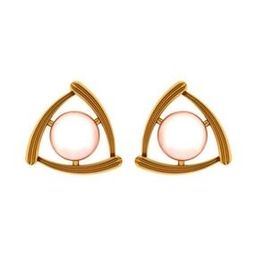 p.c. chandra jewellers Yellow Gold Stud Earrings-picture-19