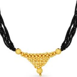 Yellow Gold Multi-Stranded Beaded Mangalsutra-image-40