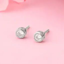Sterling Silver Stud Earrings-image-17