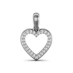 Vainshika White Gold Diamond-Studded Pendant-image-2