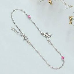 Sterling Silver Bracelet with Spring-Ring Closure-image-49