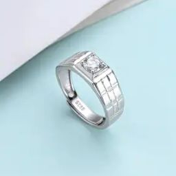 Sterling Silver Stone-Studded Cocktail Ring-image-38