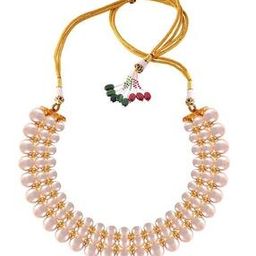 p.c. chandra jewellers Tushi Yellow Gold Beaded Necklace-picture-0