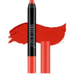 Non-Transfer Matte Lip Crayon - Orange Red-5
