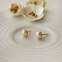 Sterling Silver Gold-Plated Stud Earrings-image-64