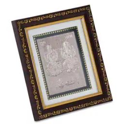 Silver Ganesh Laxmi Frame-image-4