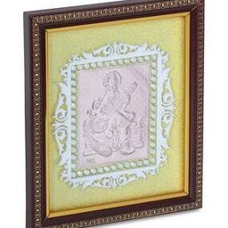Silver Saraswati Ji Frame-image-58